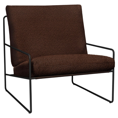Desert 1-Seater Outdoor Sofa - Chestnut, Black Frame