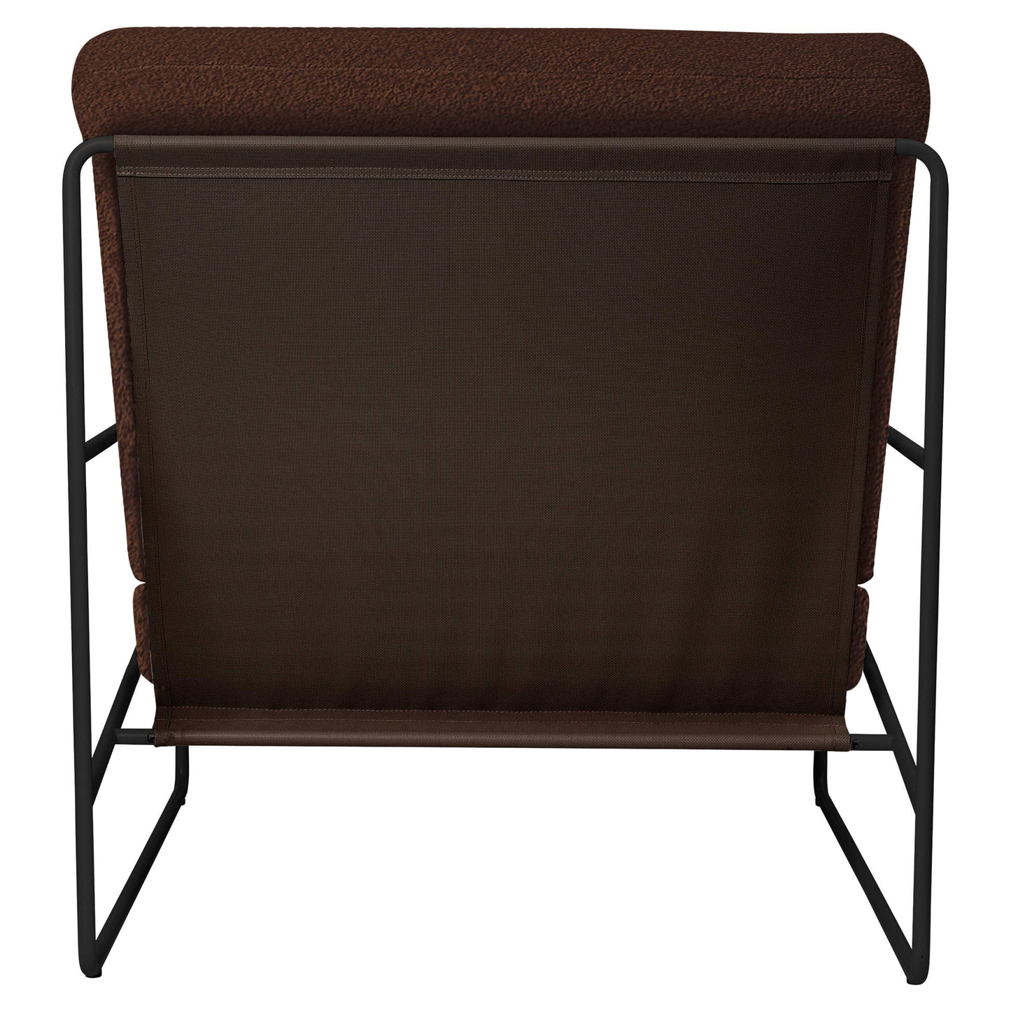 Desert 1-Seater Outdoor Sofa - Chestnut, Black Frame