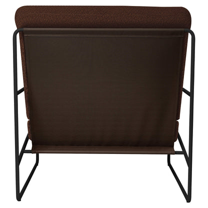 Desert 1-Seater Outdoor Sofa - Chestnut, Black Frame