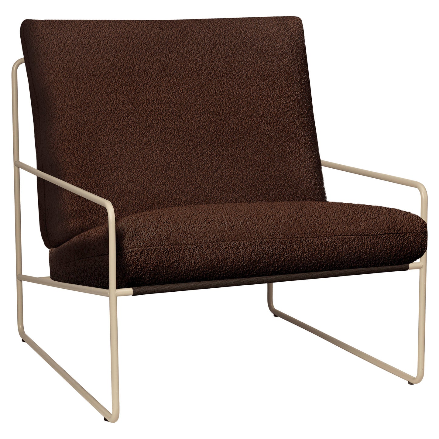 Desert 1-Seater Outdoor Sofa - Chestnut, Cashmere Frame