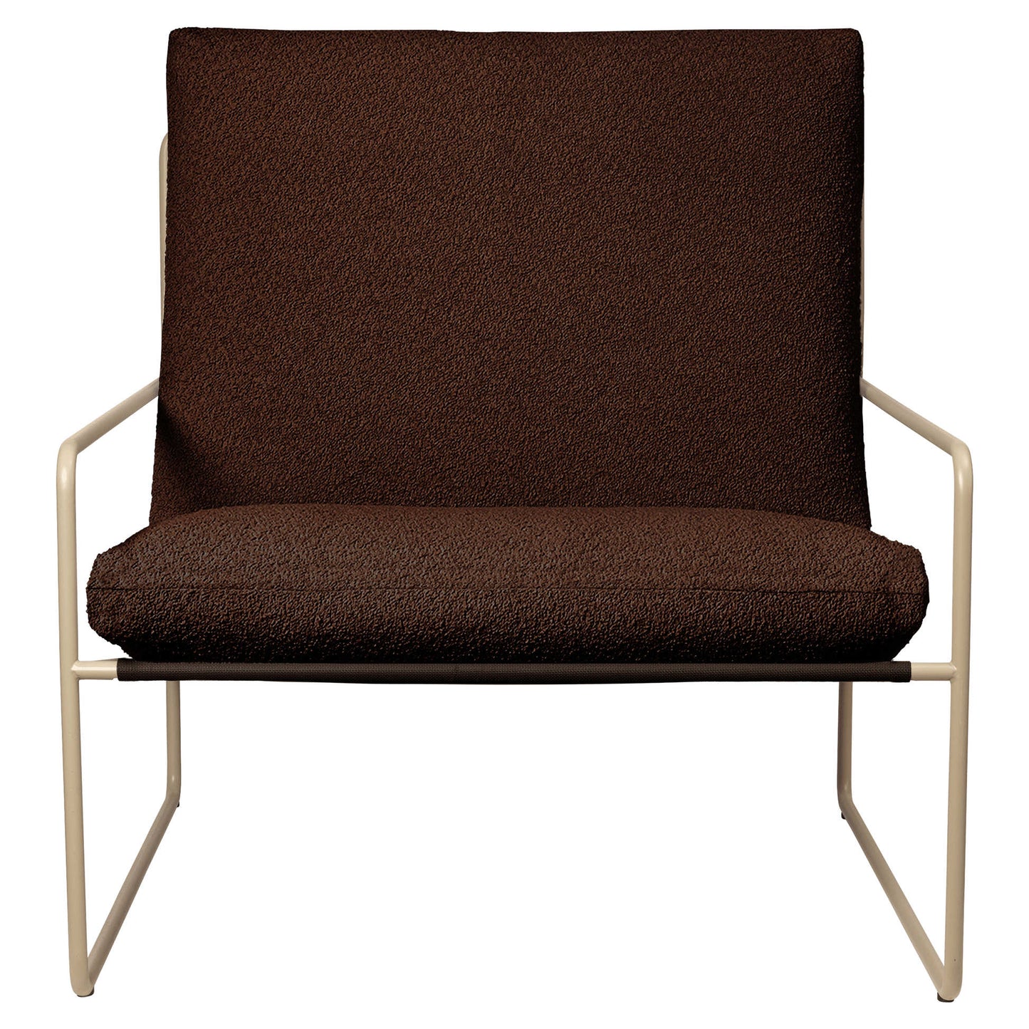 Desert 1-Seater Outdoor Sofa - Chestnut, Cashmere Frame