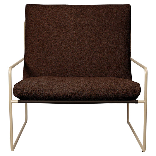 Desert 1-Seater Outdoor Sofa - Chestnut, Cashmere Frame