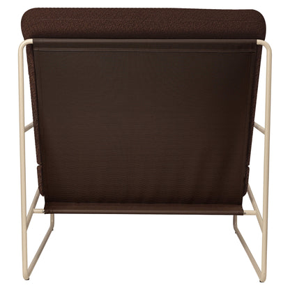 Desert 1-Seater Outdoor Sofa - Chestnut, Cashmere Frame