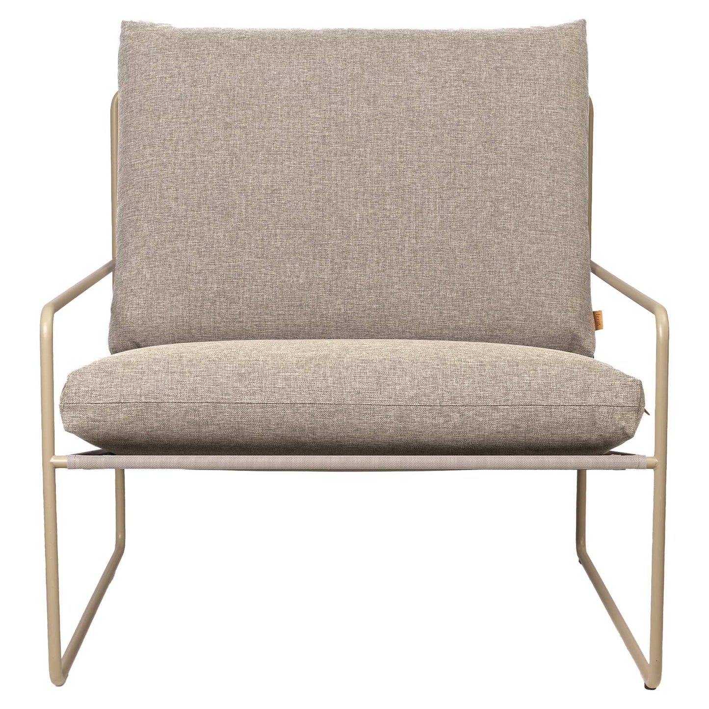 Desert 1-Seater Outdoor Sofa - Dark Sand, Cashmere Frame