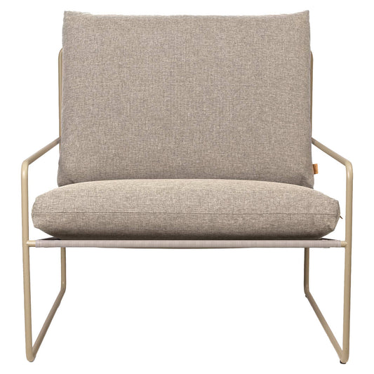 Desert 1-Seater Outdoor Sofa - Dark Sand, Cashmere Frame