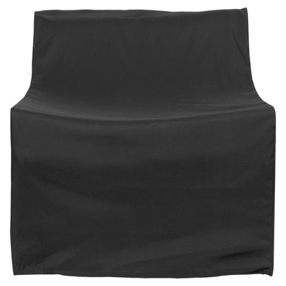 Desert 1-Seater Outdoor Sofa - Stripe, Black Frame
