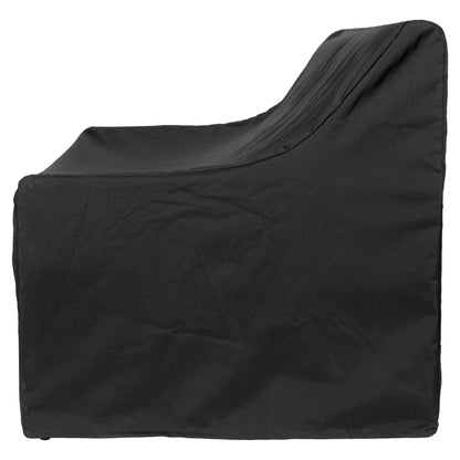 Desert 1-Seater Outdoor Sofa - Stripe, Black Frame