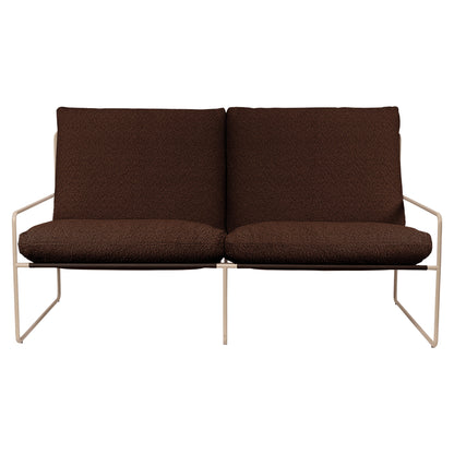 Desert 2-Seater Outdoor Sofa - Chestnut, Cashmere Frame