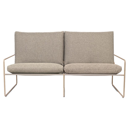 Desert 2-Seater Outdoor Sofa - Dark Sand, Cashmere Frame