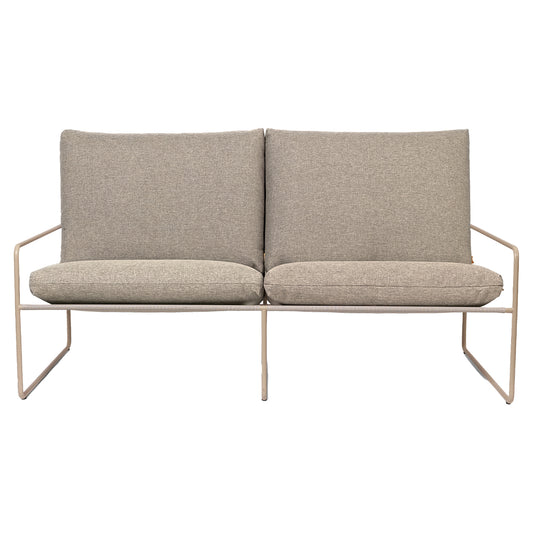 Desert 2-Seater Outdoor Sofa - Dark Sand, Cashmere Frame