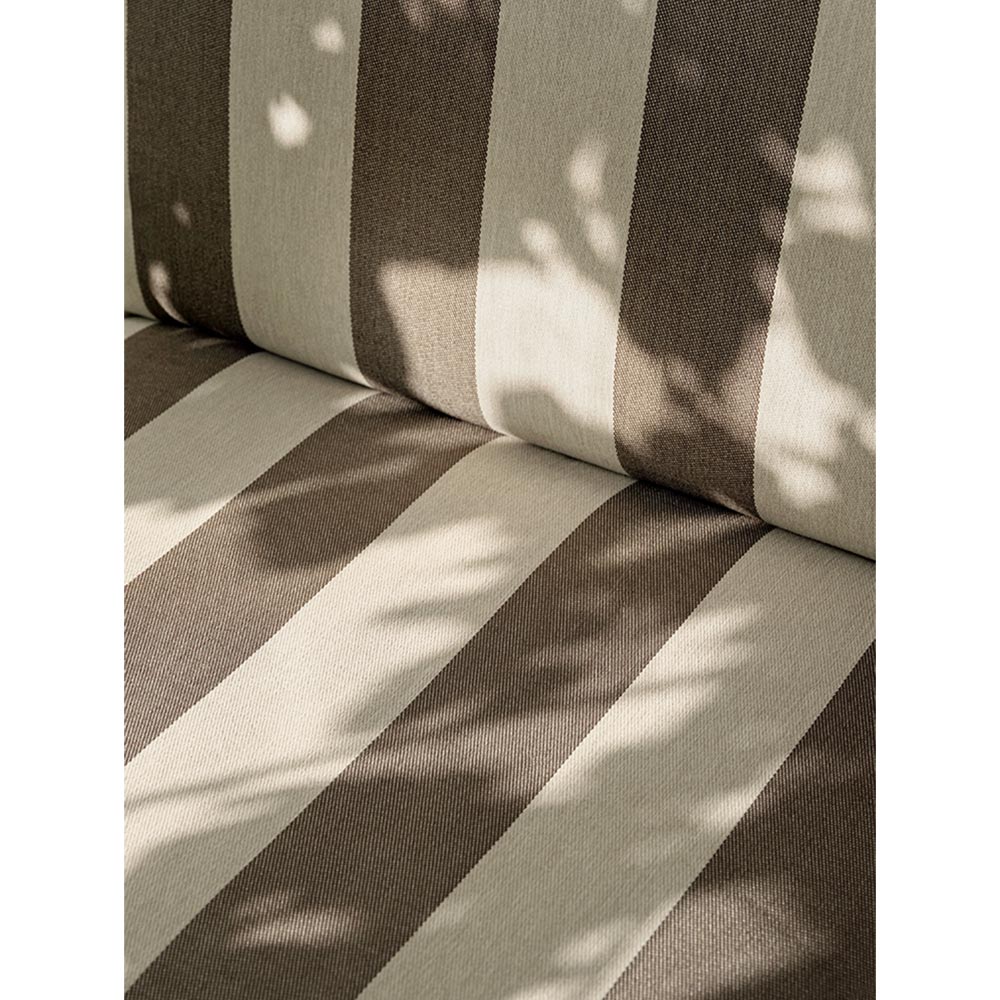 Desert 2-seater Stripe - Black, Chocolate