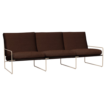 Desert 3-Seater Outdoor Sofa - Chestnut, Cashmere Frame