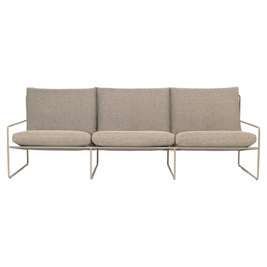 Desert 3-Seater Outdoor Sofa - Dark Sand, Cashmere Frame
