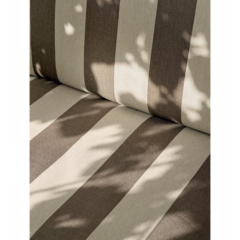 Desert 3-seater Stripe - Black, Chocolate