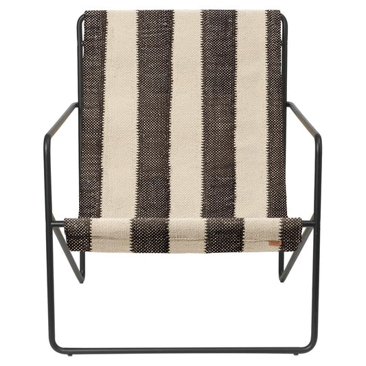 Desert Lounge Chair - Black, Off-white, Chocolate