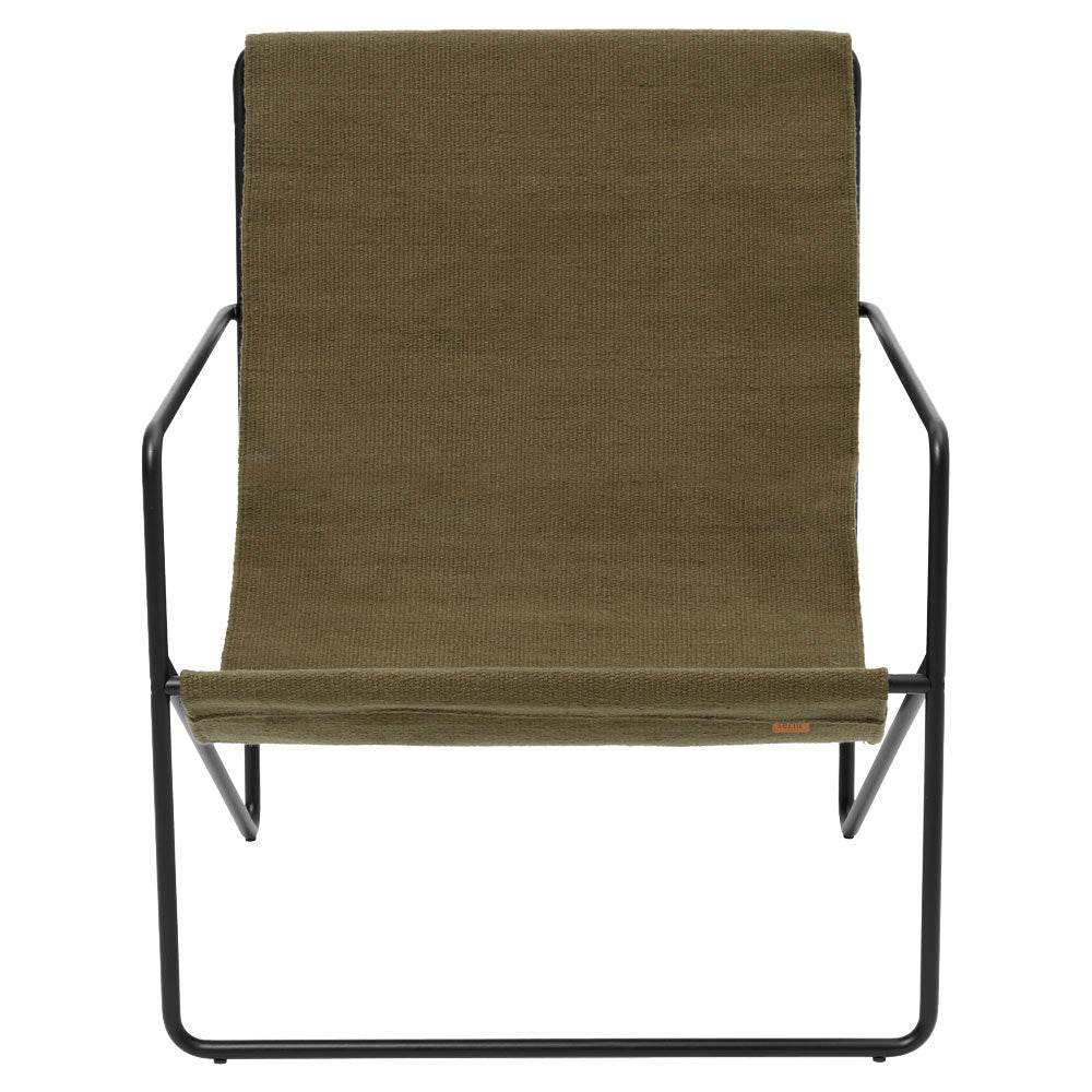 Desert Lounge Chair - Black, Olive