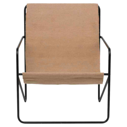 Desert Lounge Chair - Black, Solid