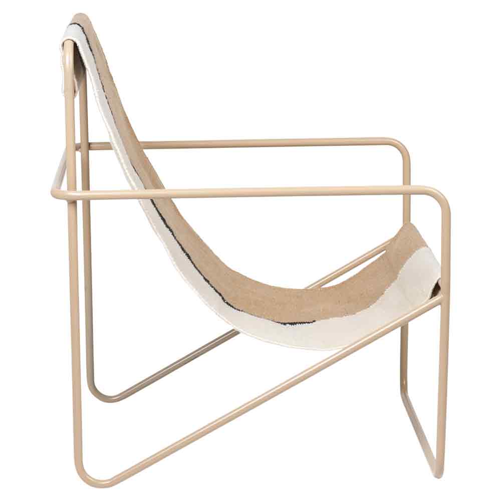 Desert Lounge Chair - Cashmere, Soil