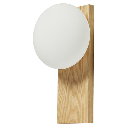 Dew Wall Lamp - White Pigmented Oak