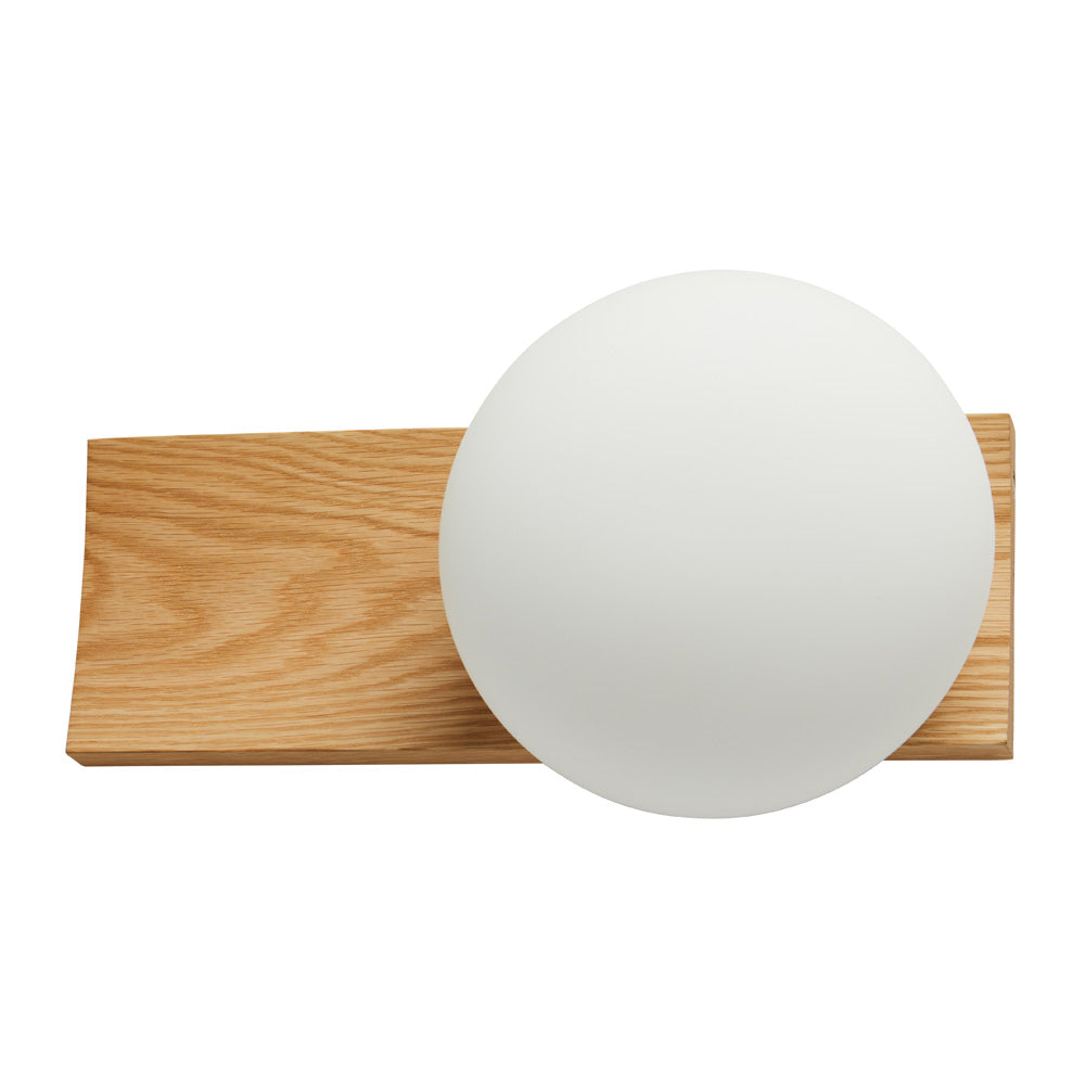 Dew Wall Lamp - White Pigmented Oak