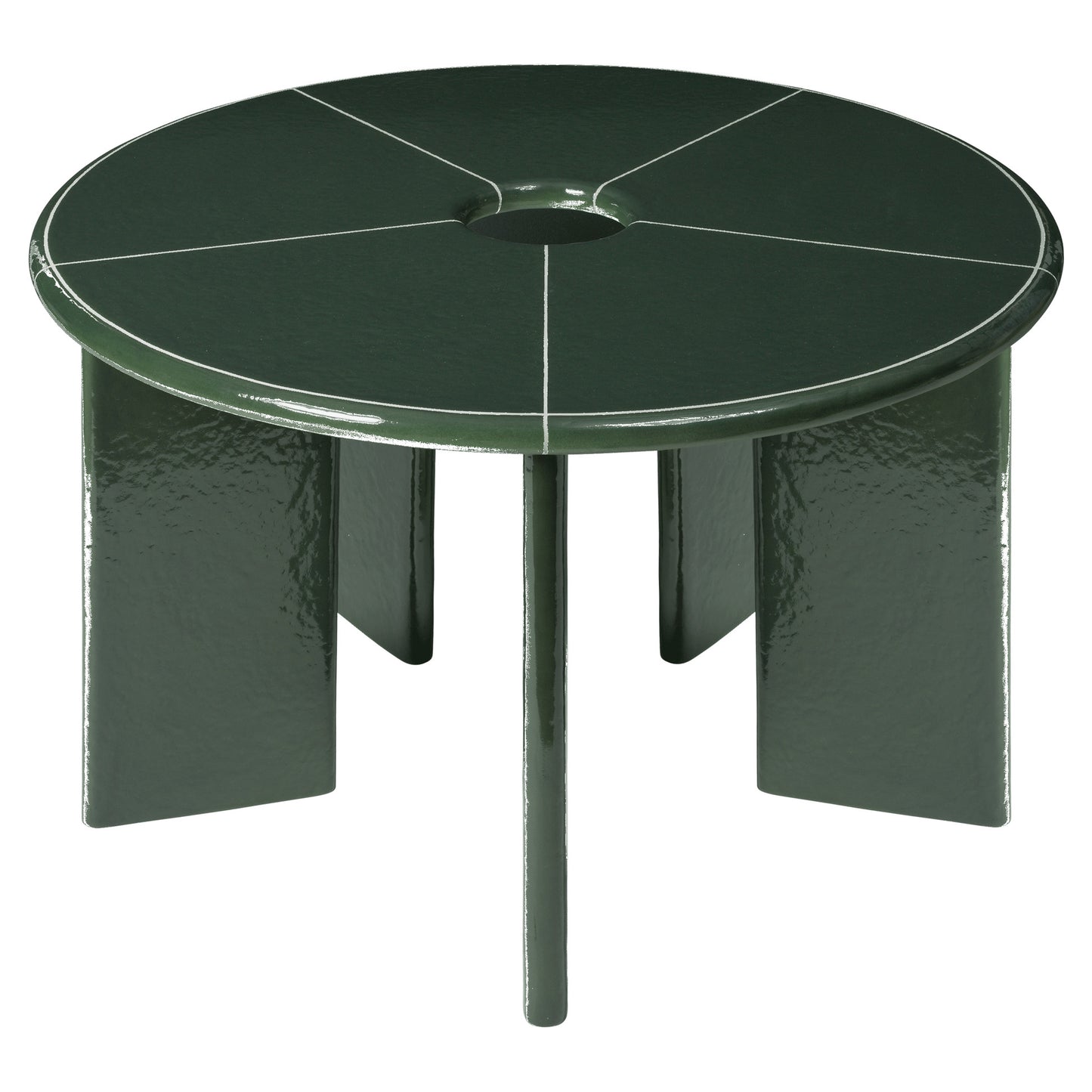 Deya Dining Table - Dark Green