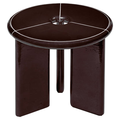Deya Side Table - Chestnut Brown