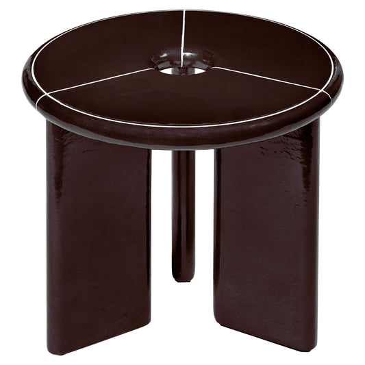 Deya Side Table - Chestnut Brown