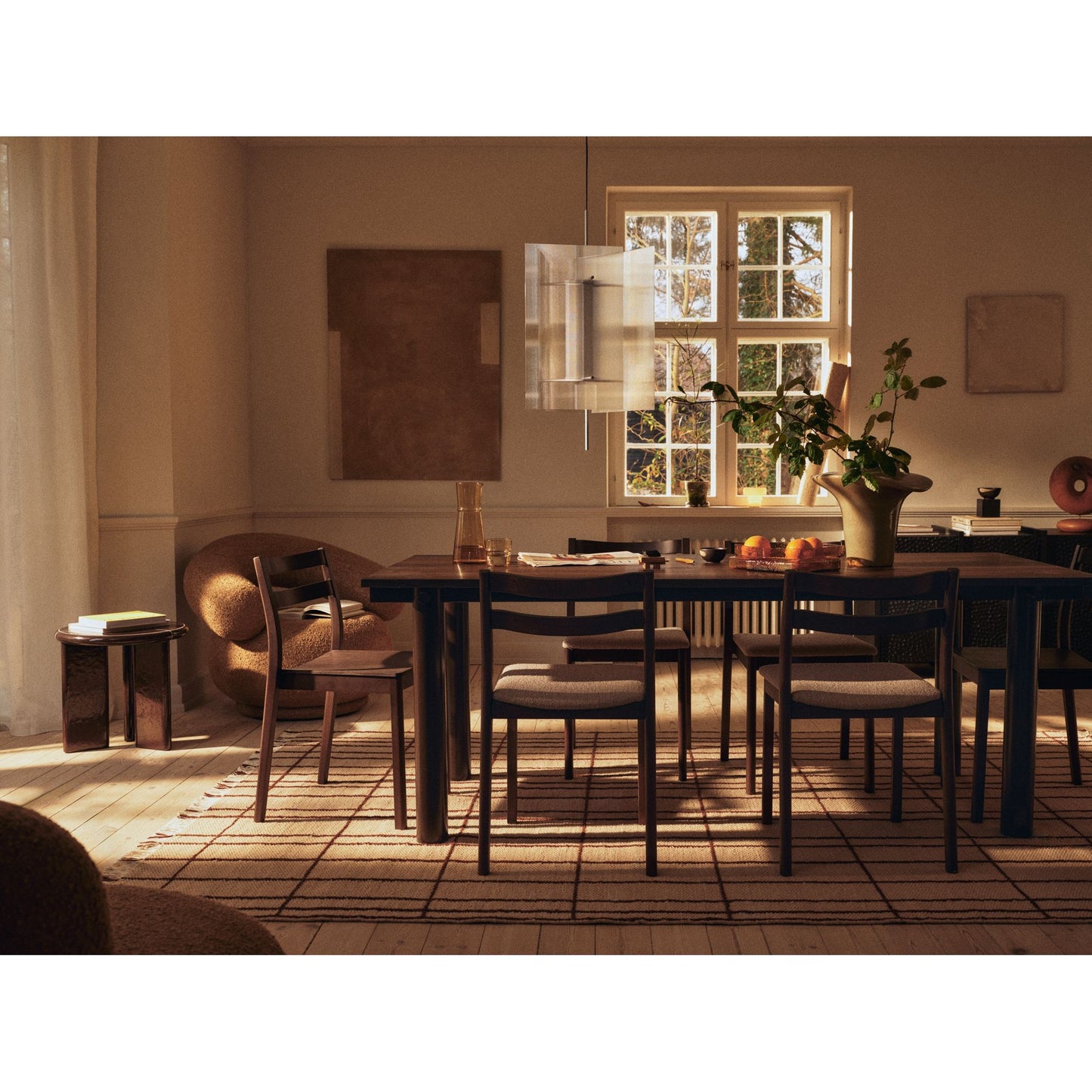 Deya Side Table - Chestnut Brown