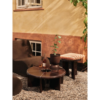 Deya Side Table - Chestnut Brown