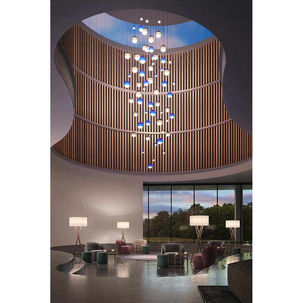 Dipping Light Pendant - Off-White