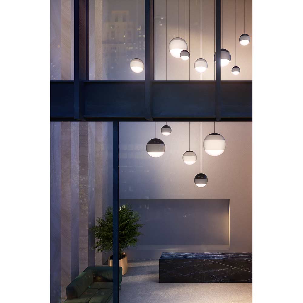 Dipping Light Pendant-White