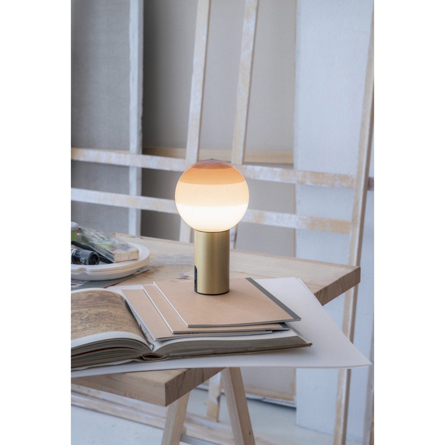 Dipping Portable Light - Cream