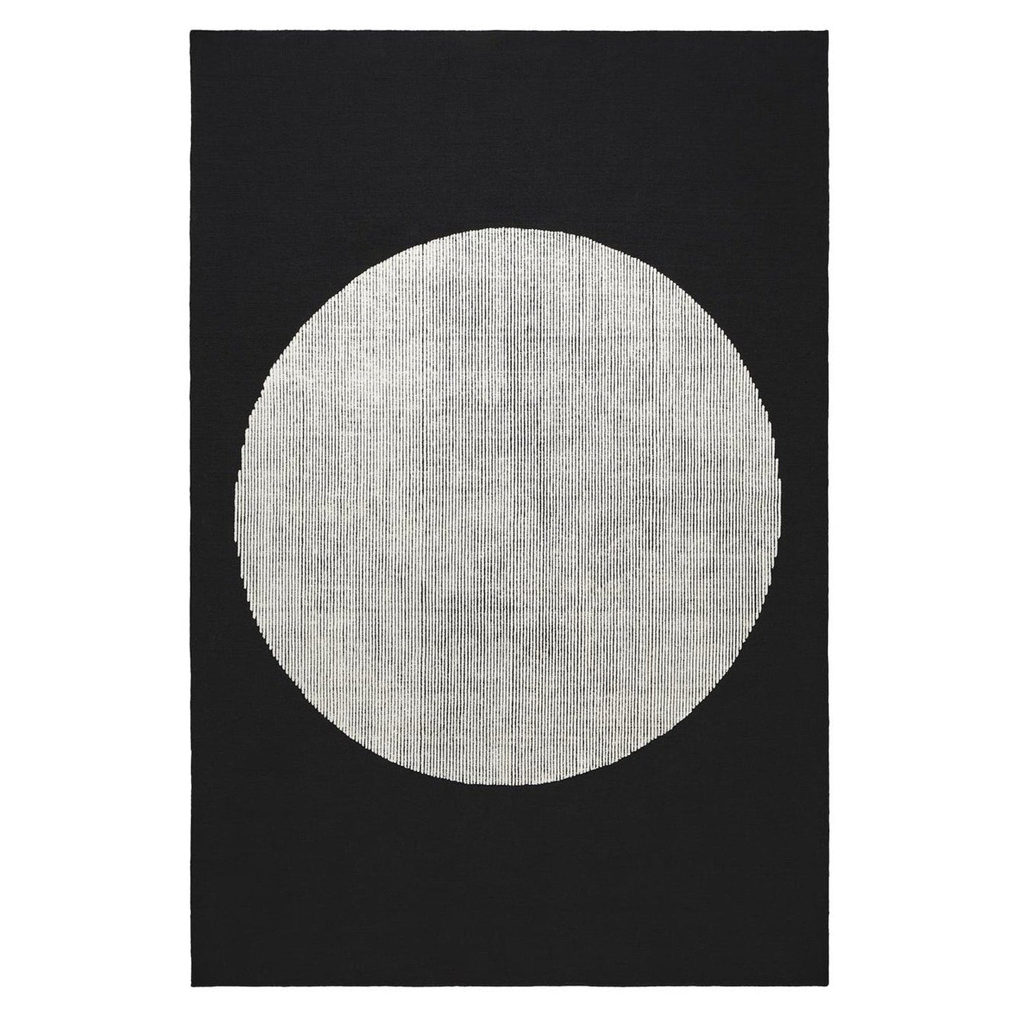 Disc Rug - Black & White