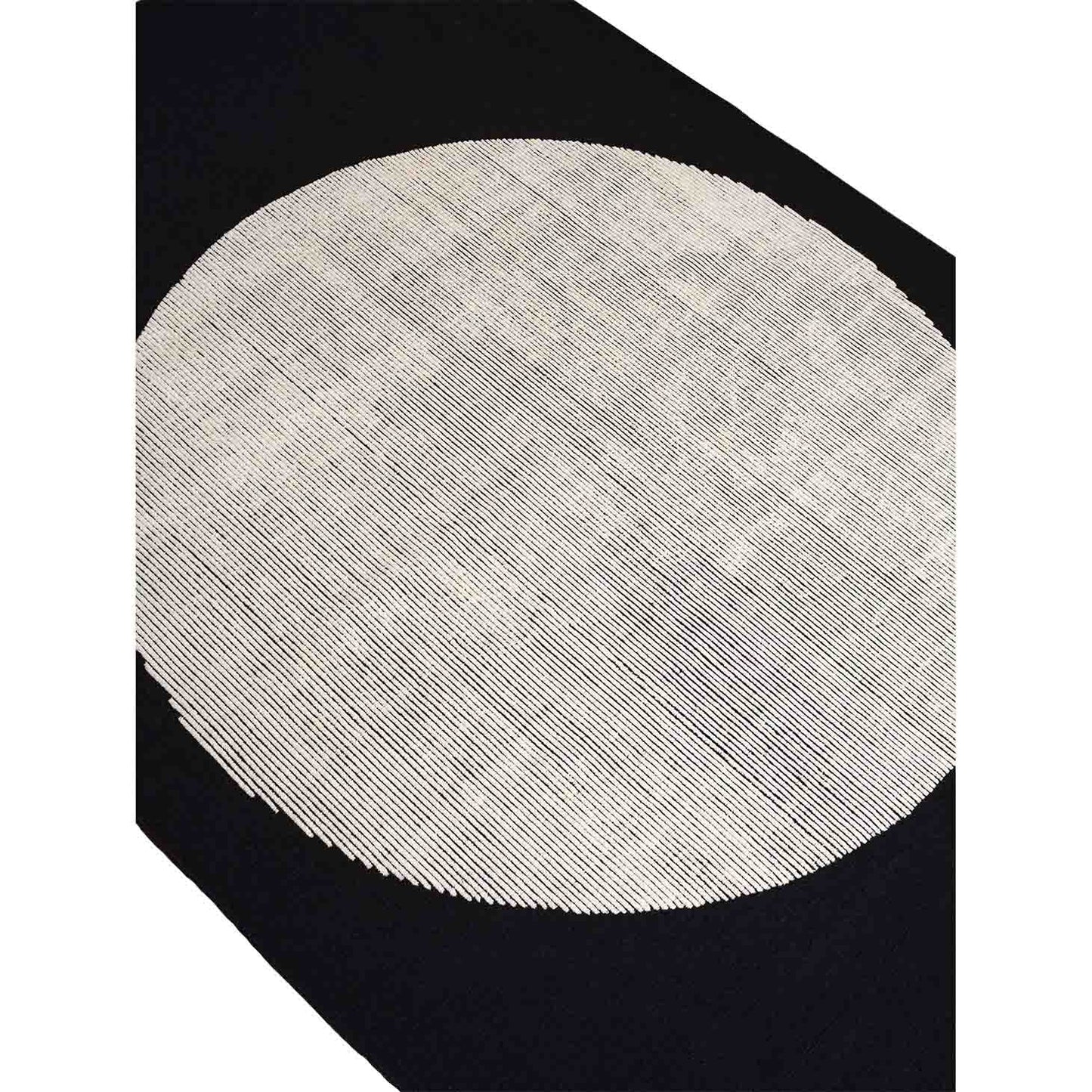 Disc Rug - Black & White