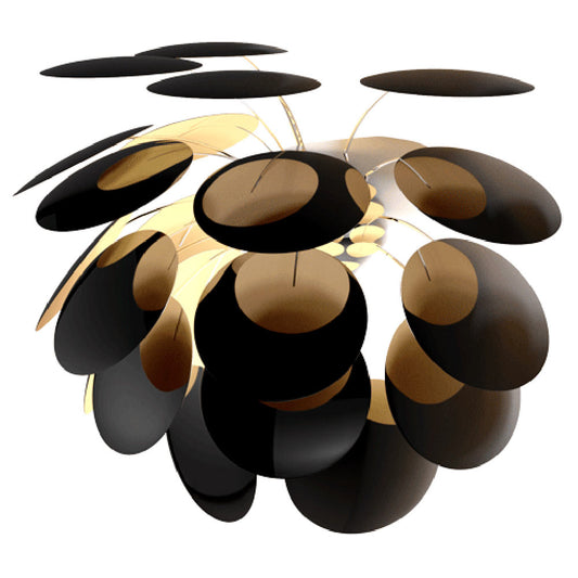 Discoco Wall Sconce - Black, Gold