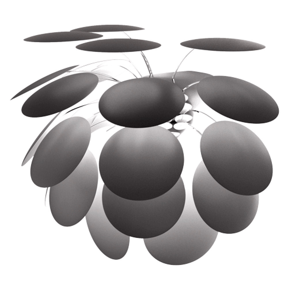 Discoco Wall Sconce - Matte Gray