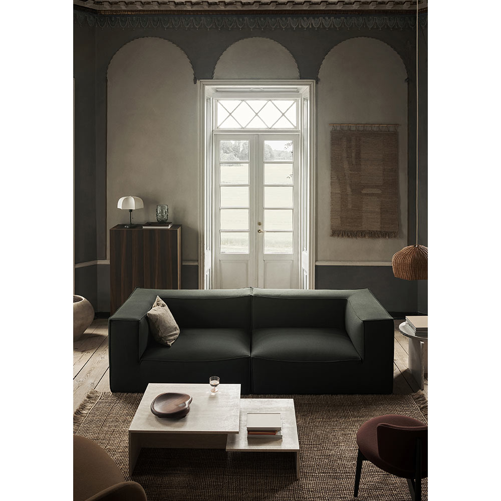 Distinct Grande Duo Tables - Travertine