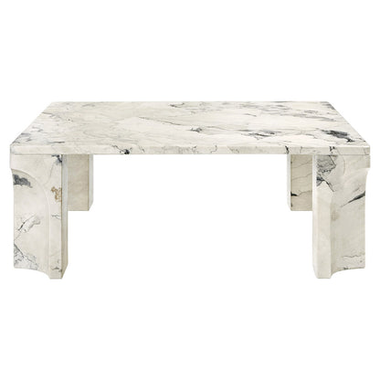 Doric Square Coffee Table - Electric Gray