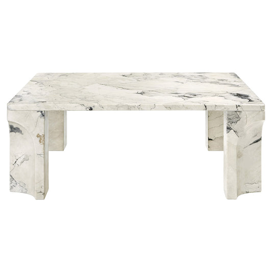Doric Square Coffee Table - Electric Gray
