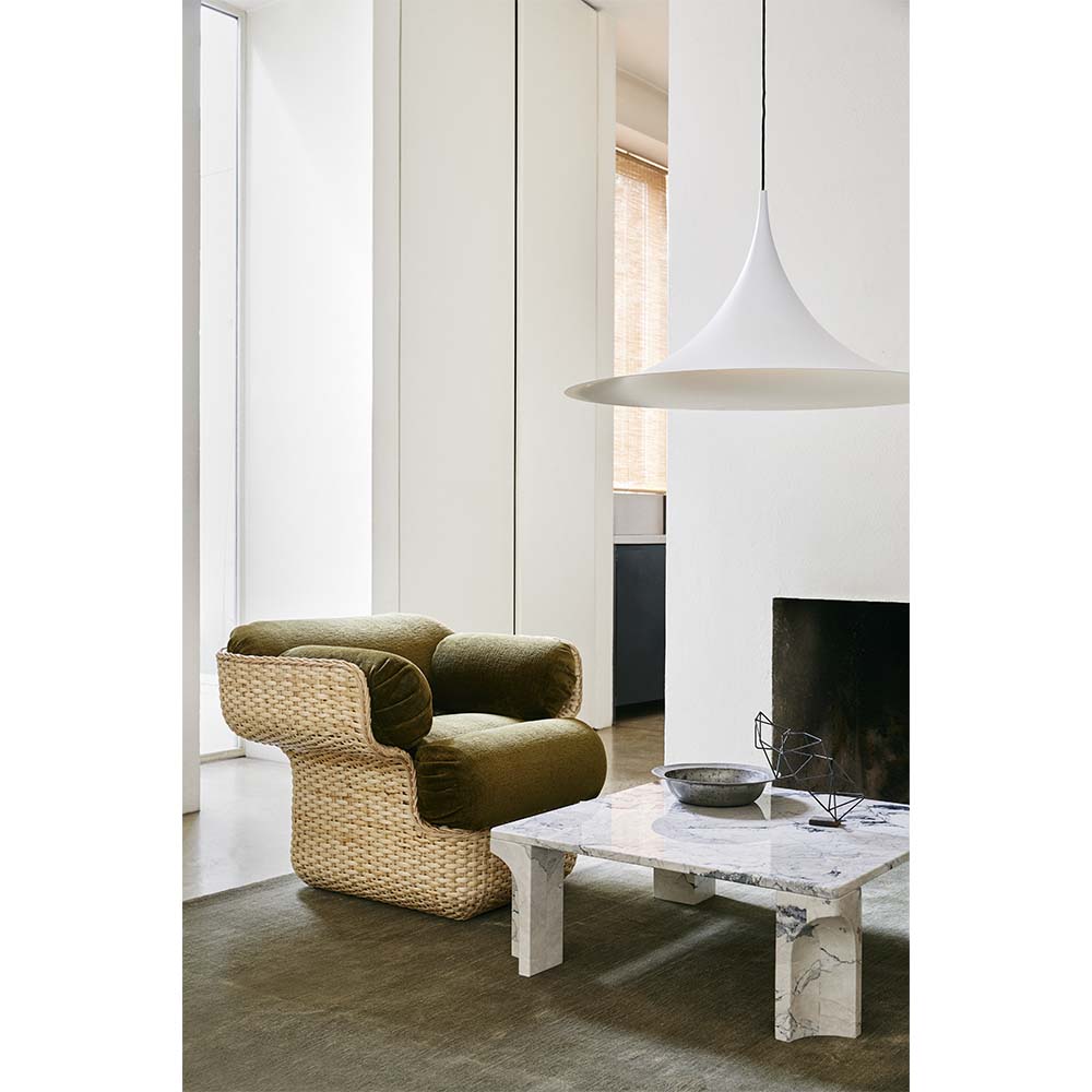 Doric Square Coffee Table - Electric Gray