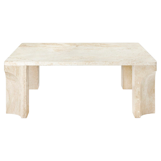 Doric Square Coffee Table - Neutral White