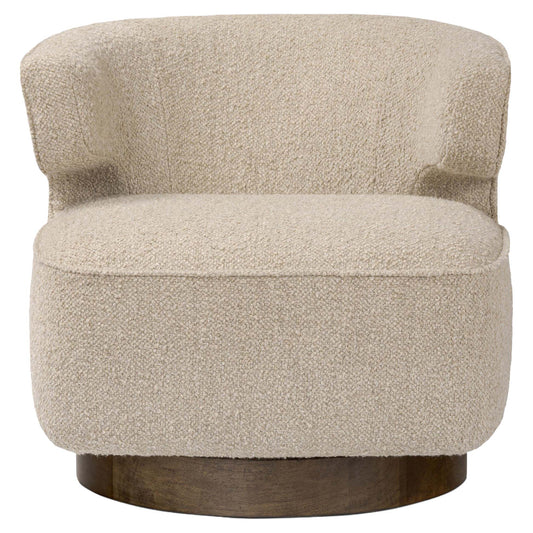 Dottie Swivel Chair - Berber Oatmeal