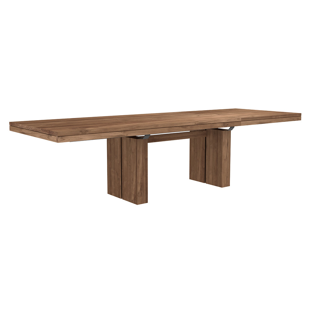 Double Extendable Dining Table - Teak