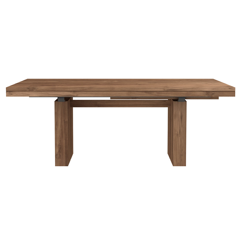 Double Extendable Dining Table - Teak