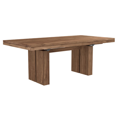 Double Extendable Dining Table - Teak