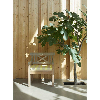 Drachmann Outdoor Chair Cushion - Lemon/Sand Stripe
