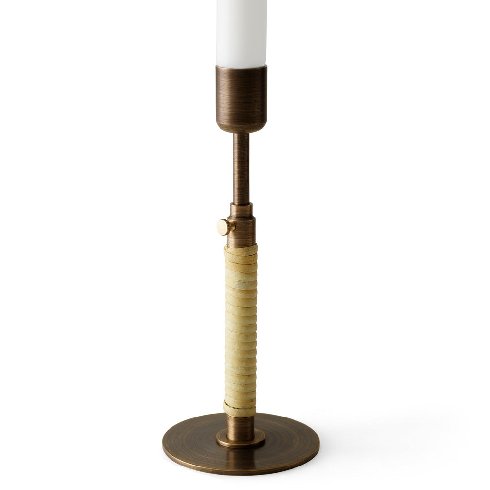 Duca Candle Holder - Bronzed Brass