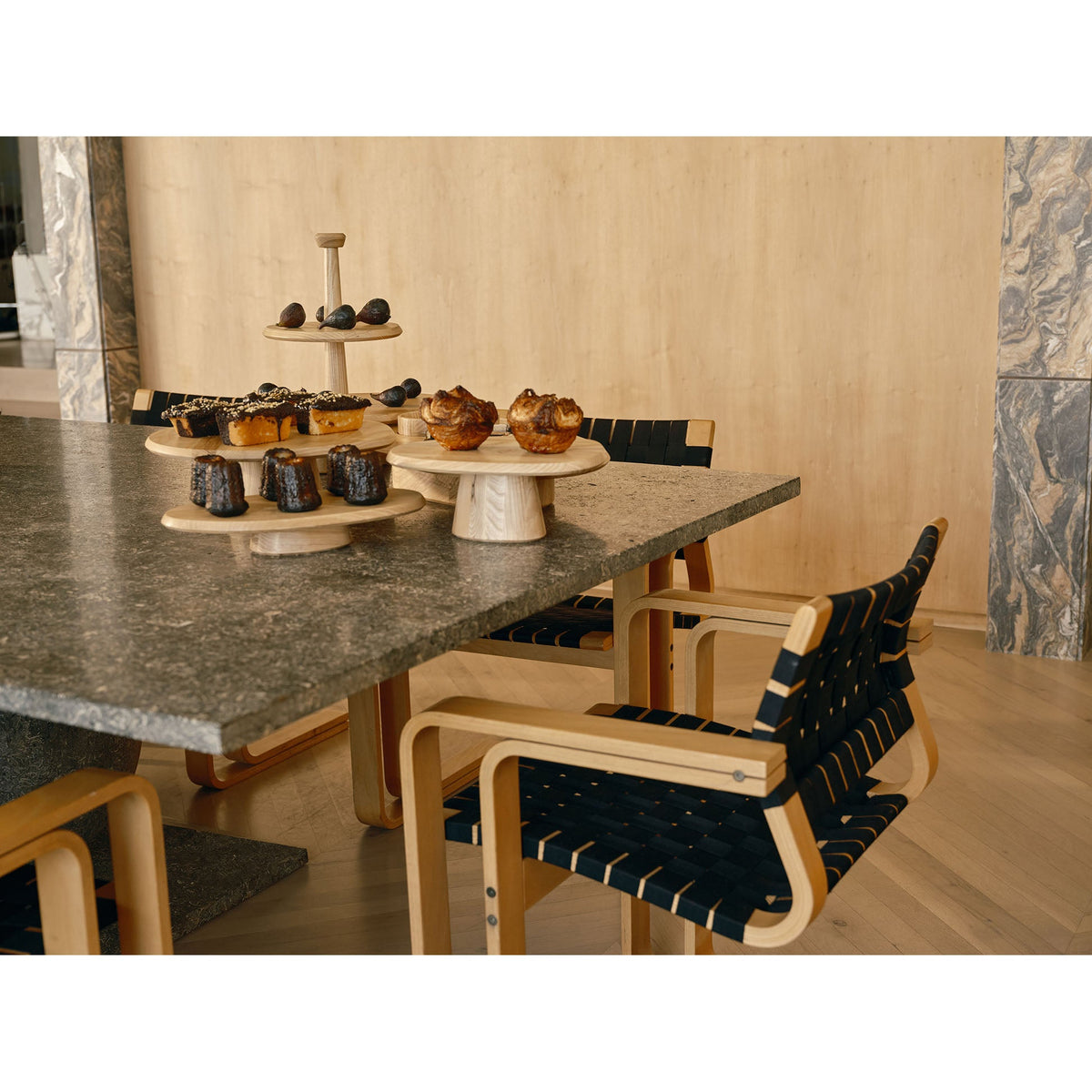 Dune 04 Low Cake Stand - Brown