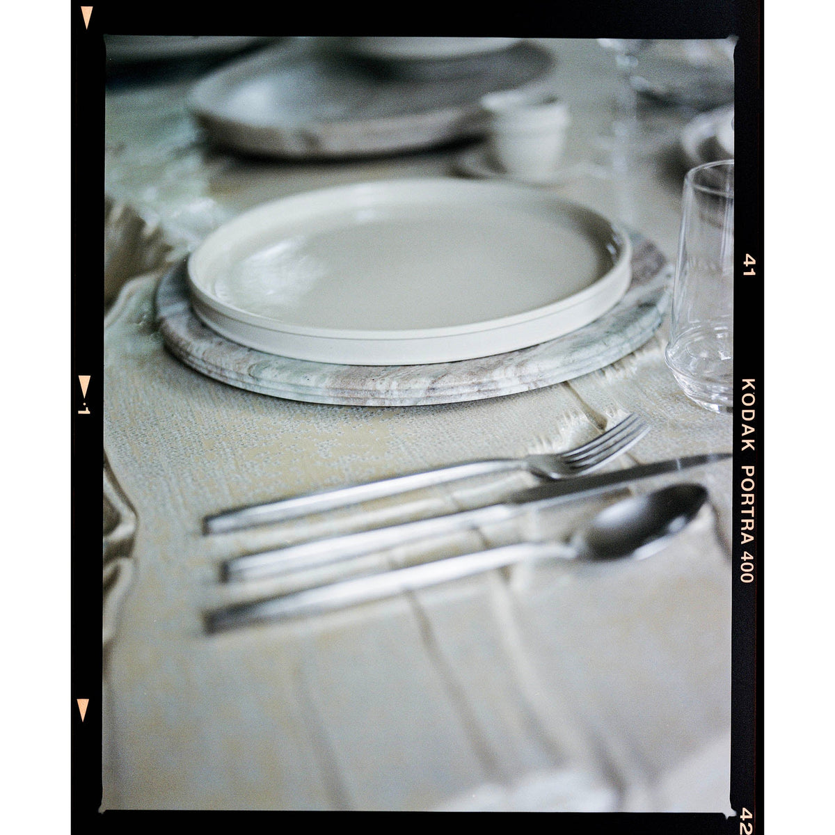 Dune Dinner Plate Set of 4 - Alabaster