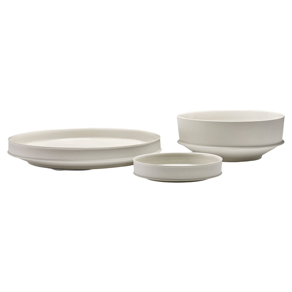 Dune Low Bowl - Alabaster, Extra Large